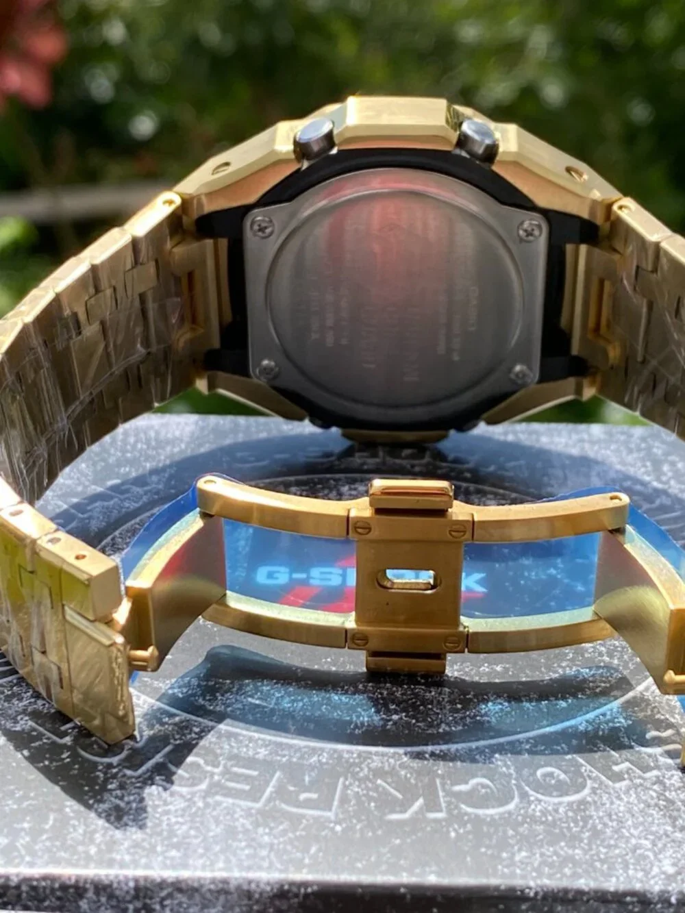 New Casio G-Shock yellow Gold Color GA2100 Luxe black gold custom modification